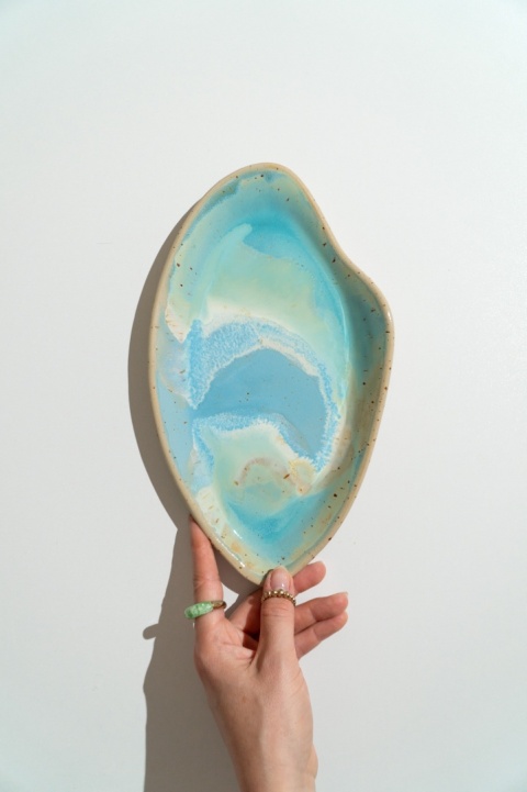 WAVE Platter LAGUNE. medium