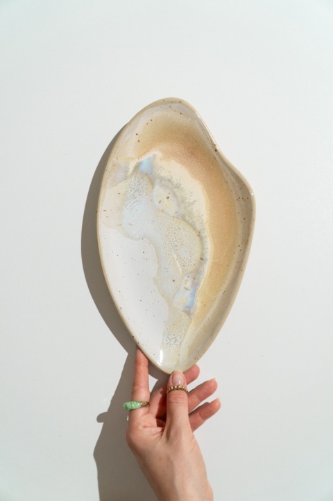 WAVE Platter SAND. medium