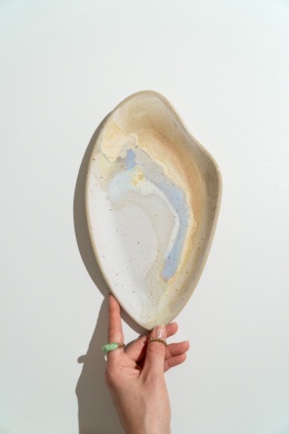 WAVE Platter SAND. medium