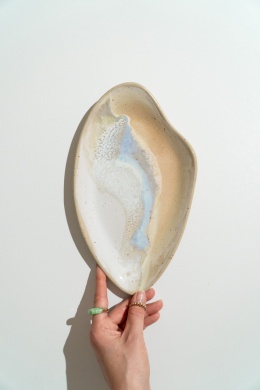 WAVE Platter SAND. medium