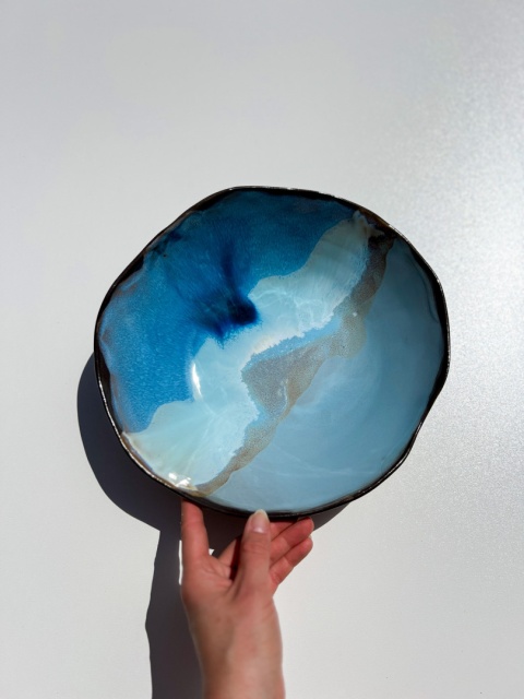 WAVE OCEAN salad bowl