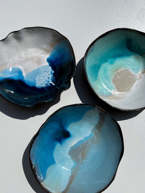 WAVE OCEAN salad bowl