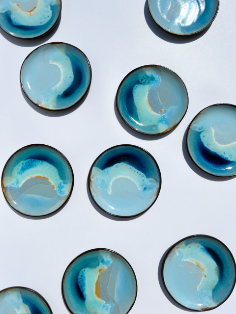 Talerz deserowy WAVE OCEAN