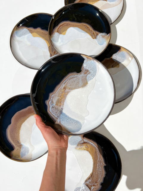 Talerz obiadowy WAVE ICELAND